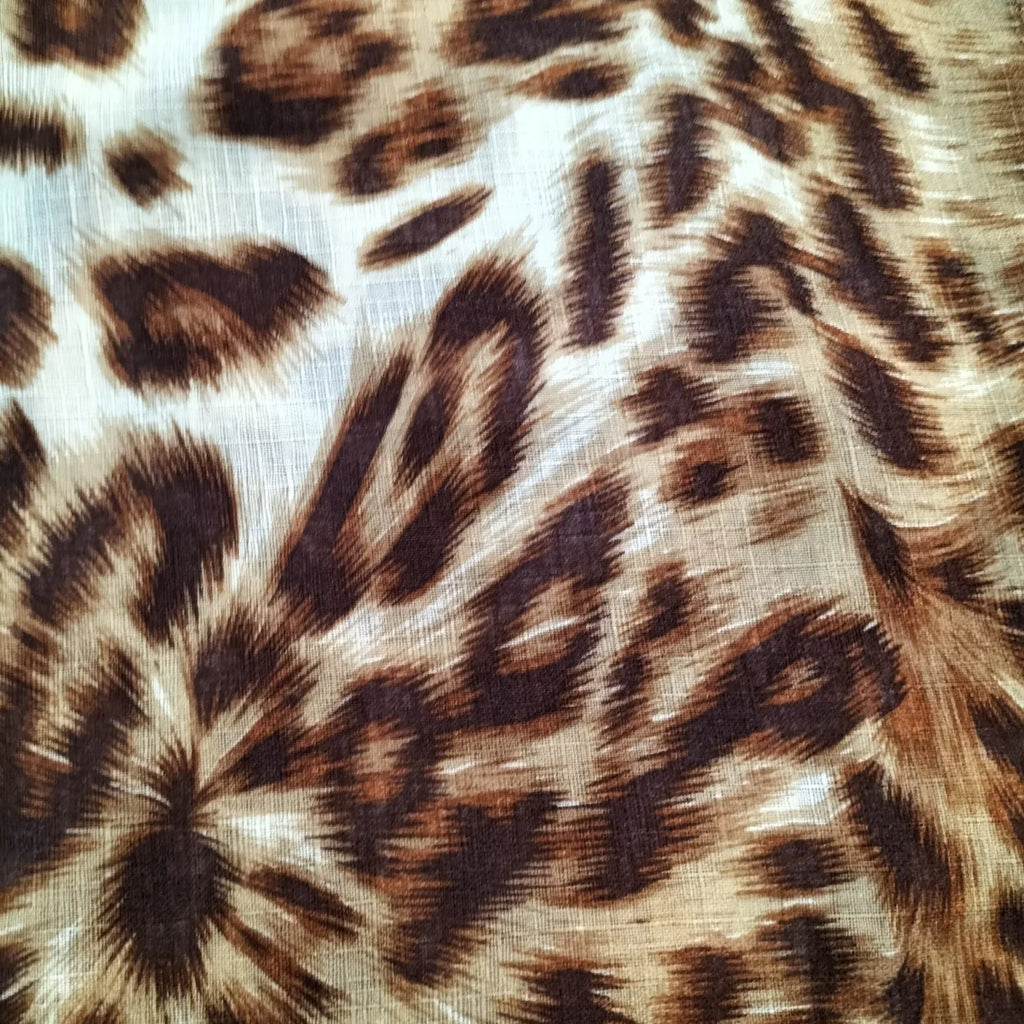 Arabian Tiger Printed Arabic Lawn Stoler | Bold Printed Scarf