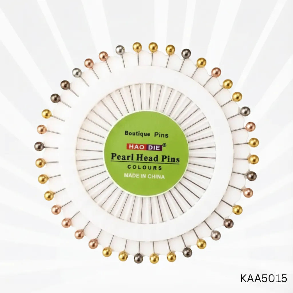 Metallic Hijab Pins Wheel | Shiny Small-Size Secure Hold Pins