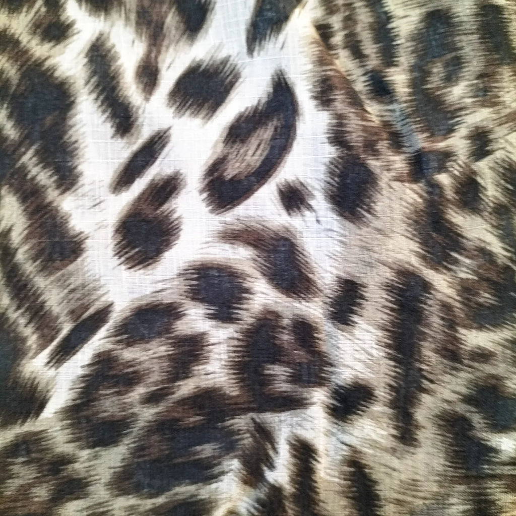 Arabian Tiger Printed Arabic Lawn Stoler | Bold Printed Scarf