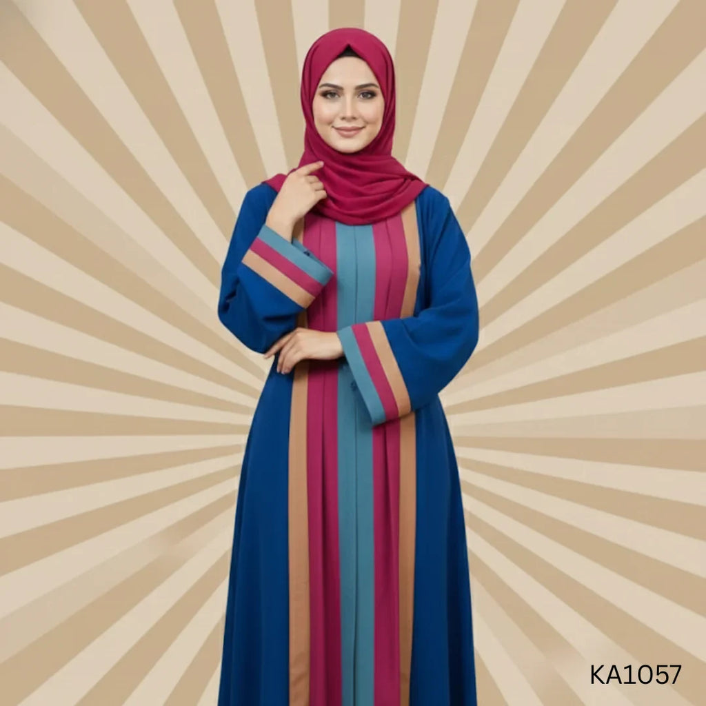 color Harmony Abaya front closed style