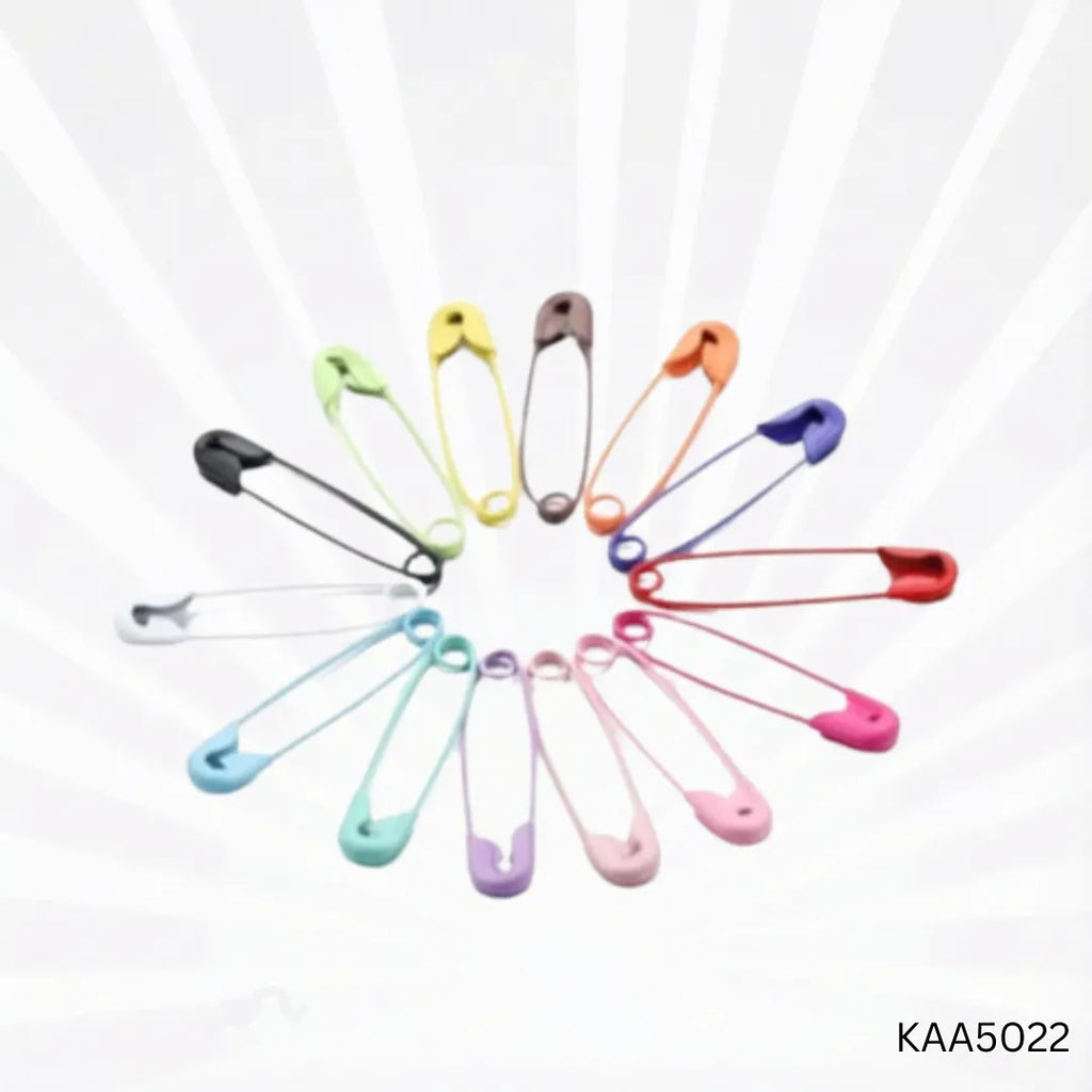 Multi-Color Safety Pins | Medium Size Secure Hold Pins for Daily Use (Pack of 10 & 20)
