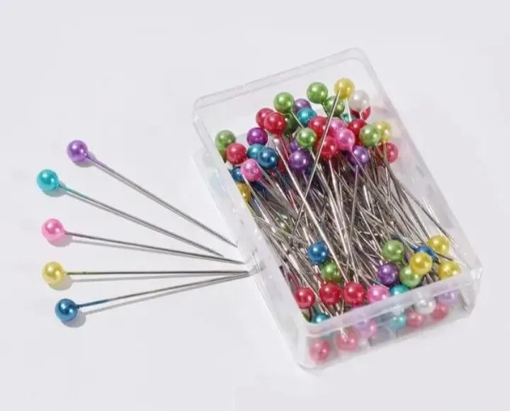 Diamond Head Hijab Pin Box | Elegant Sparkling Pins with Secure Hold