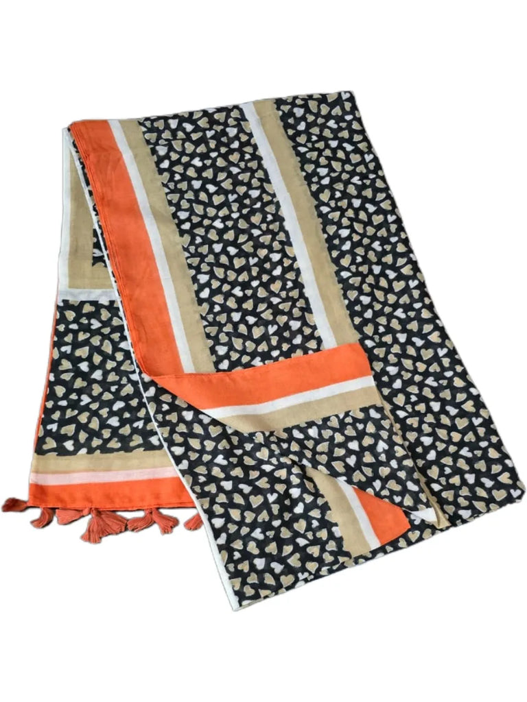 Printed Arabic Lawn Scarf | Lightweight Everyday Stoler