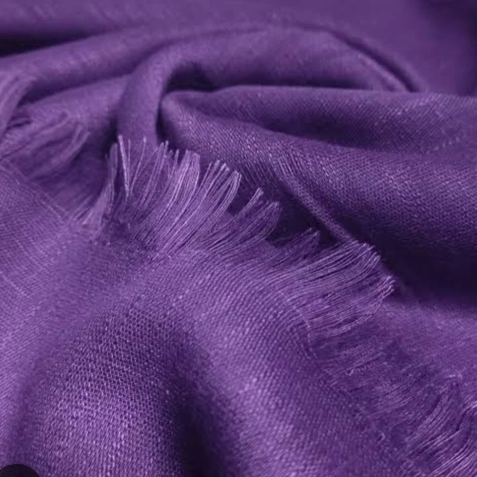 Noor Plain Turkish Lawn Stoler | Lightweight Breathable Scarf