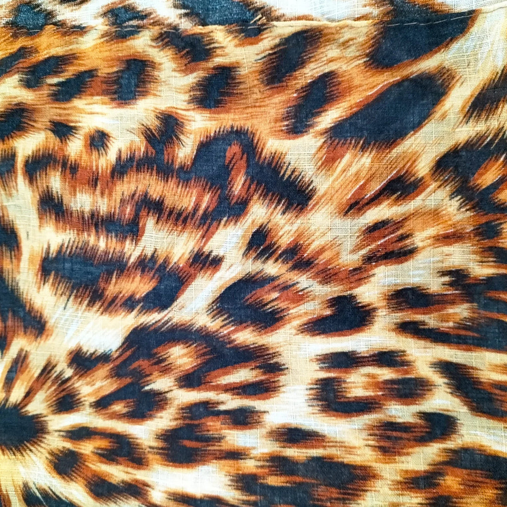 Arabian Tiger Printed Arabic Lawn Stoler | Bold Printed Scarf